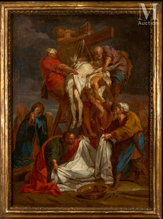 Jean-Baptiste Jouvenet (1644-1717), d'après - Descente de la croix #3.2
