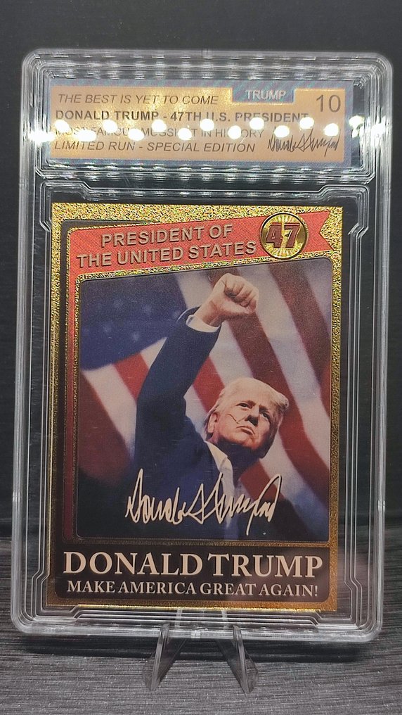 TRUMP 24Ct Gold-plated - 1 Card #3.2