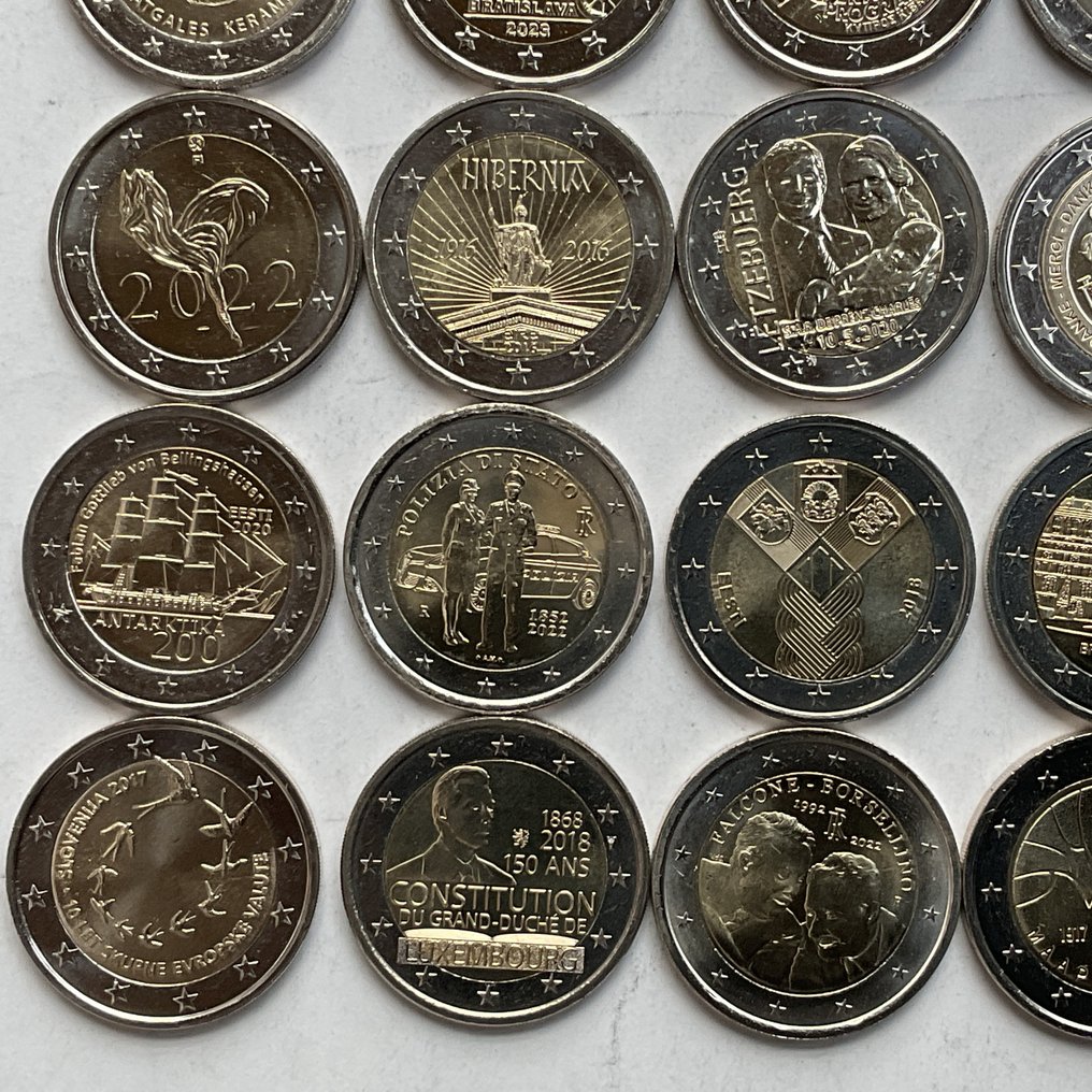 歐洲. 2 Euro Various Years (25 munten)  (沒有保留價) #4.3
