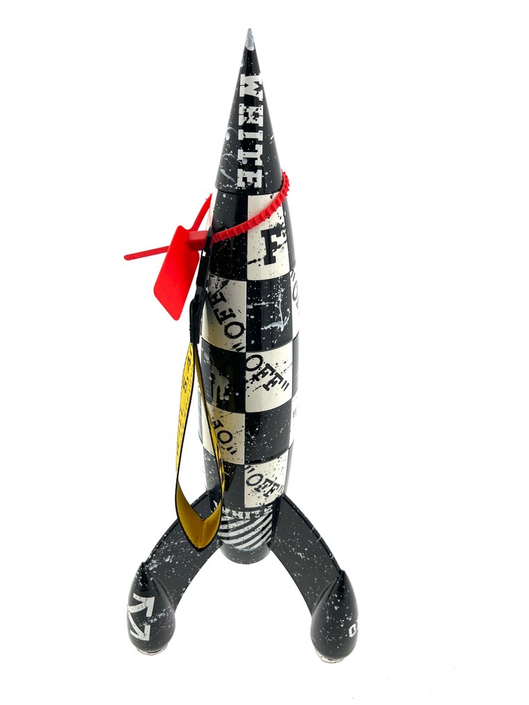 ZizaArt (XXI) - Space Rocket Off White XL #2.1