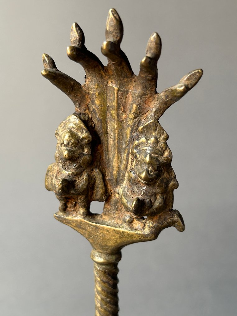 印度教铃铛 - 青銅色 - 印度 - S，19年或之前 #3.2