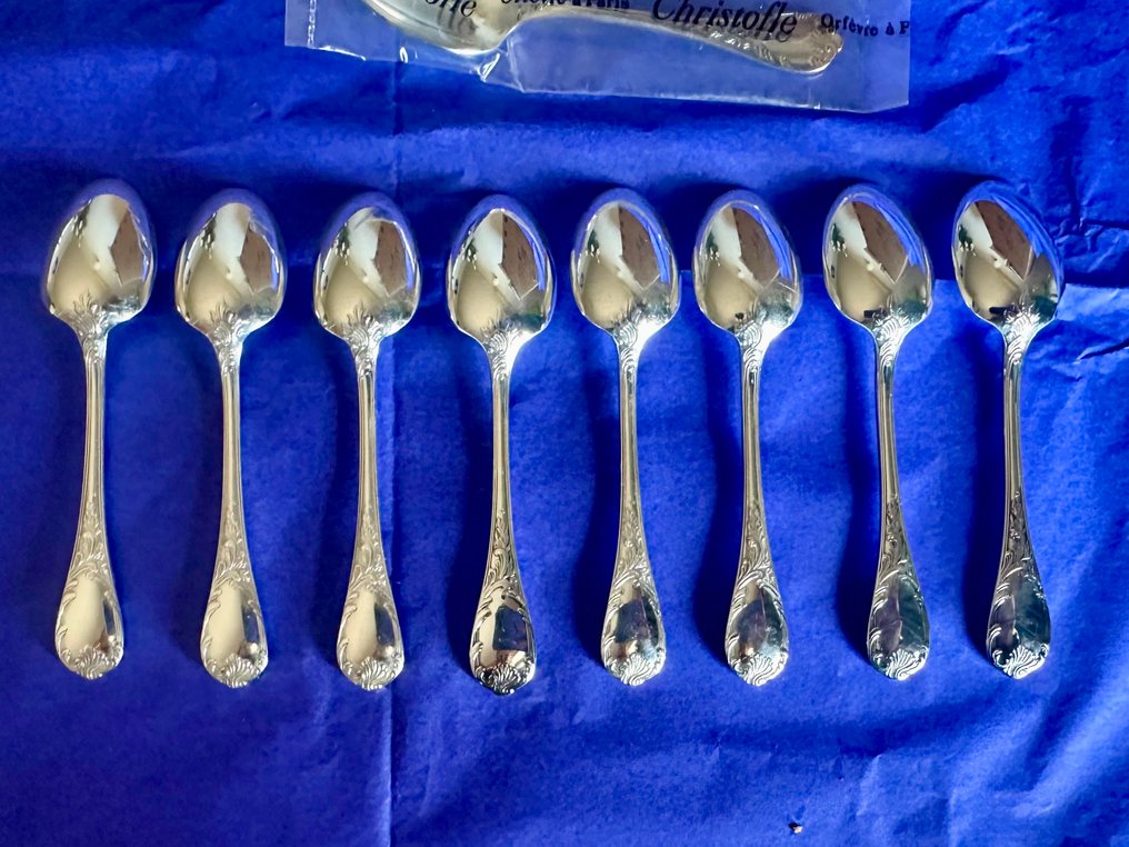 Christofle - Cucchiaino da caffè (11) - Marly - Placcato argento - Cucchiaini di Moka #3.2