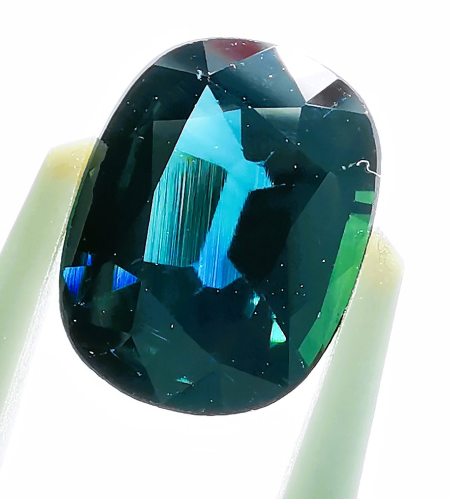 χωρίς τιμή ασφαλείας - 1 pcs  Μπλε Ζαφείρι  - 2.87 ct - Instituto Gemólogico Español (IGE) #1.0