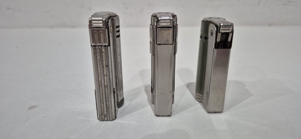 IMCO - custom - No reserve price - Pocket lighter - Silver plated -  (3) #1.0