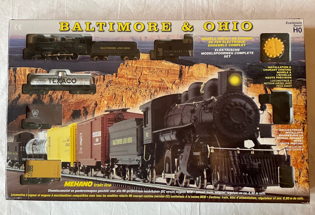 Mehano H0 - Train set (1) - Santa Fe, Baltimore and Ohio #1.0