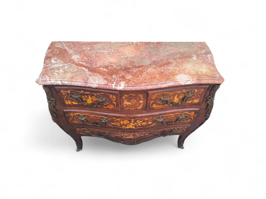 Commode - Wood, Marble, Bronze #4.3