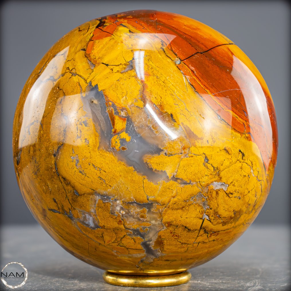 天然碧玉玛瑙球 具有强烈色彩动态的稀有珍品- 2754.09 g #1.0