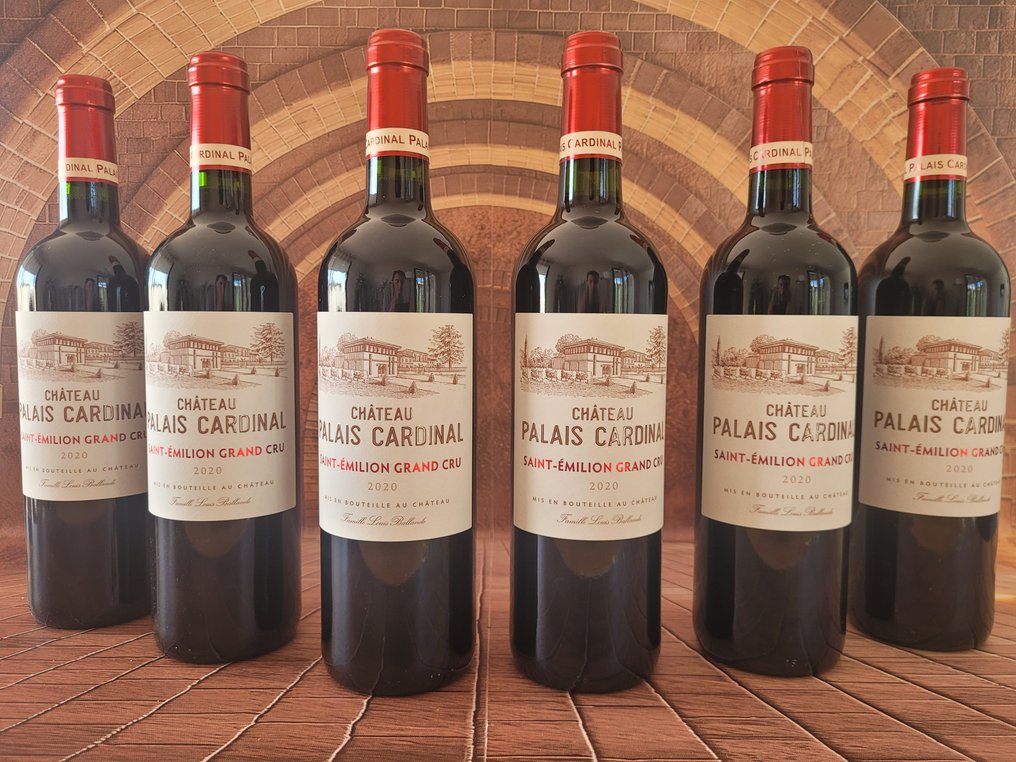 2020 Château Palais Cardinal - Saint-Émilion - 6 Flasker (0,75 L) #1.0