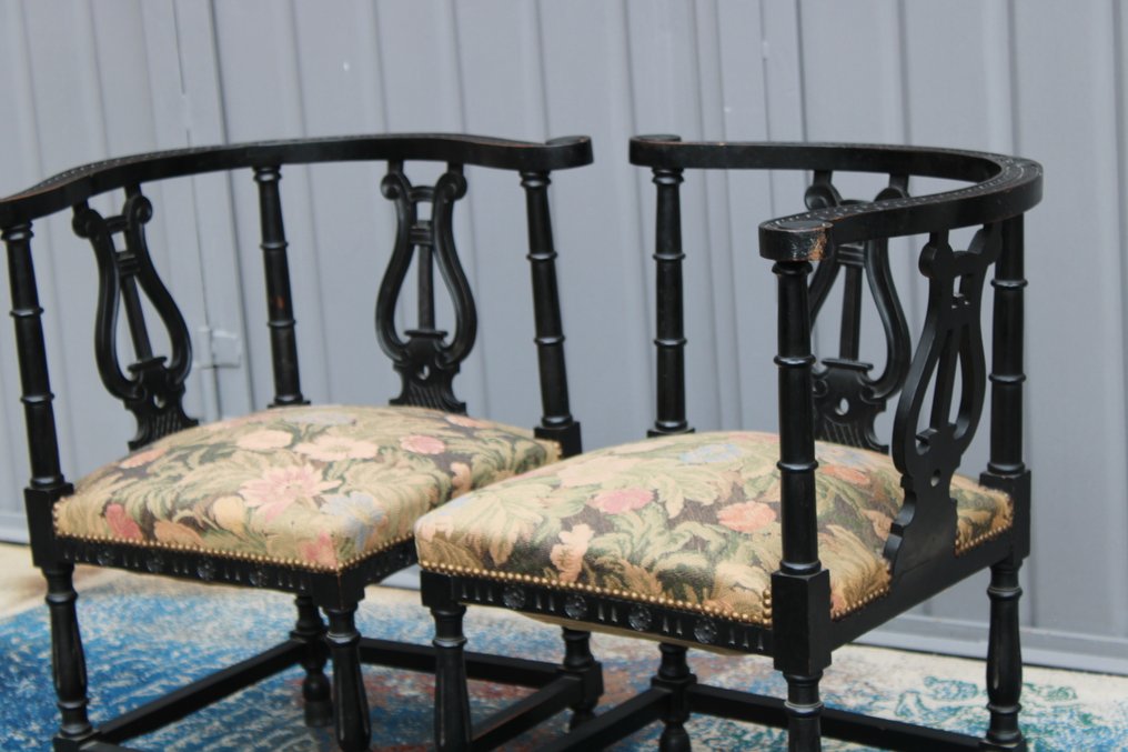 Καρέκλα (2) - Ξύλο - Καρέκλες Γωνίας Napoléon III #1.0