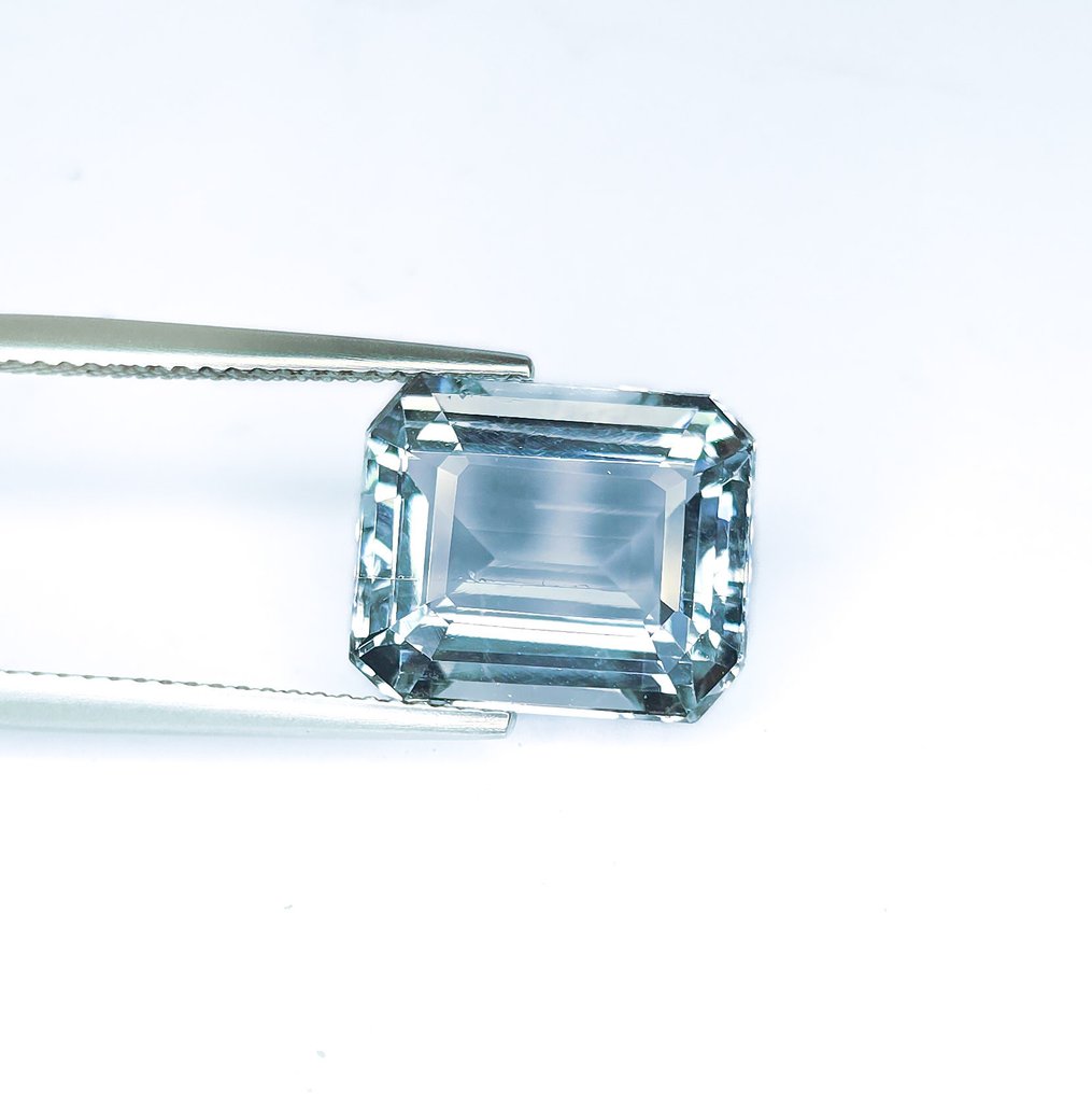 Fără preț de rezervă Albastru Aquamarine  - 7.50 ct - IGI (Institutul gemologic internațional) #1.0