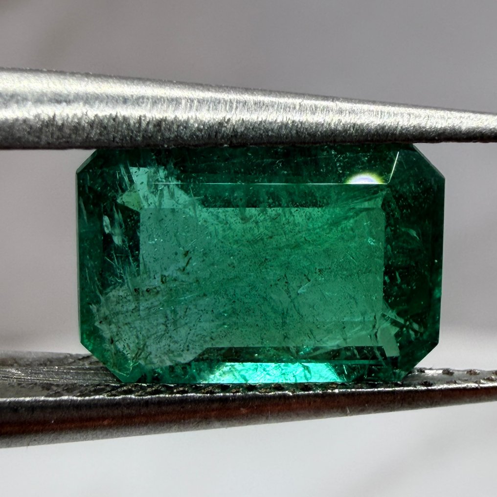 Ingen mindstepris - 1 pcs  Grøn Smaragd  - 2.05 ct - International Gemological Institute (IGI) - Naturlig smaragd #1.0