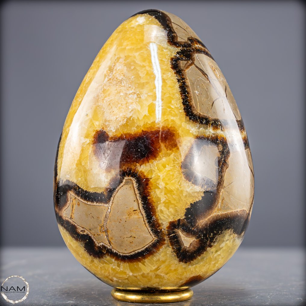 Fascinating Septarien Egg The magic of prehistoric shapes and colors- 2078.65 g #1.0