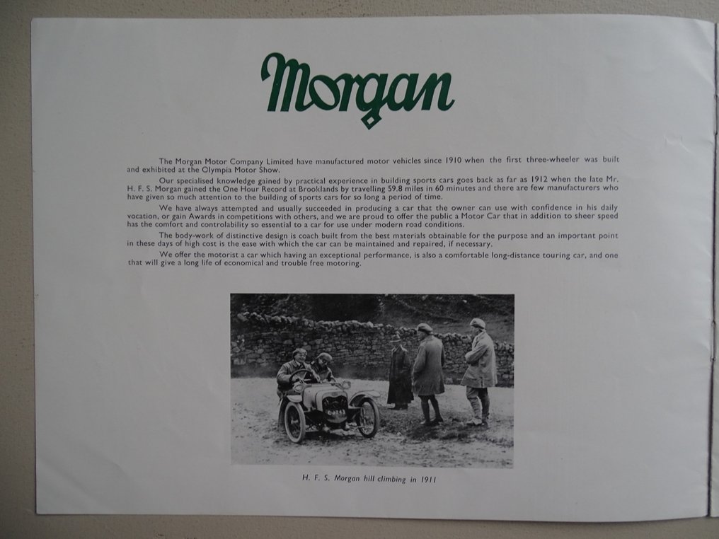 Brochure - Morgan - Plus 4, 4/4, +8 #2.1