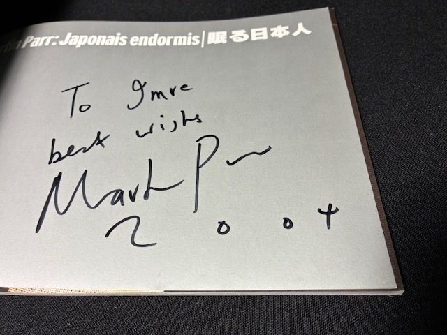 SIGNED; Martin Parr - Japonais endormis ("Japanese sleepers", EARLY, 14TH BOOK) - 1998 #1.0