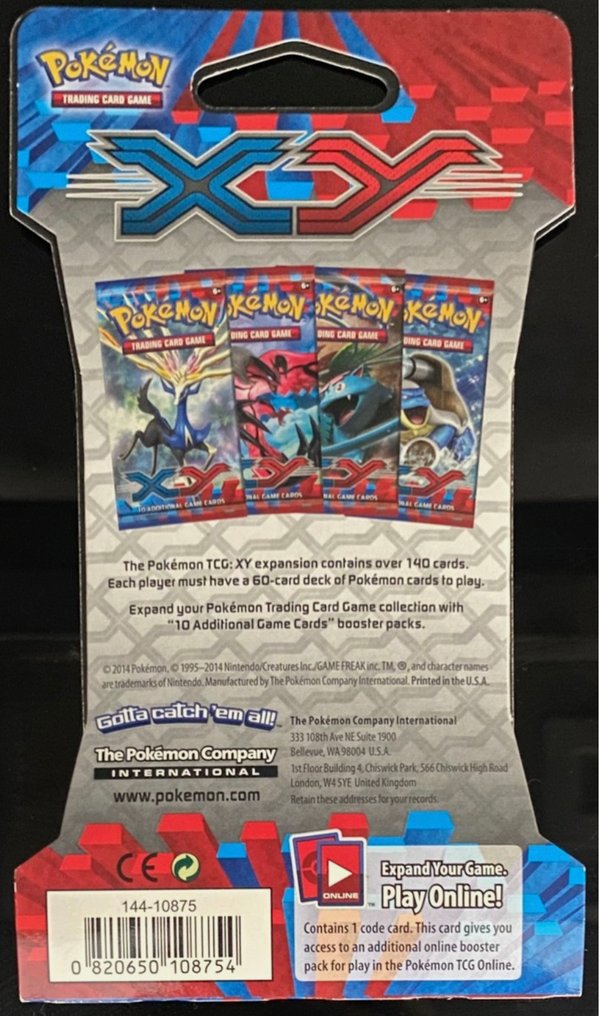 Pokémon - 2 泡罩包装 - Pokémon TCG XY Booster Display #4.3