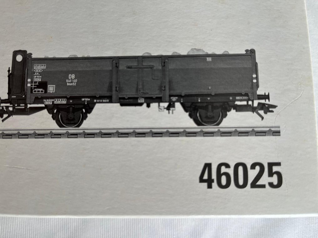 Märklin H0 - 46025 - 模型貨運火車組合 (1) - 三节车厢遇到石头 - DB #3.2