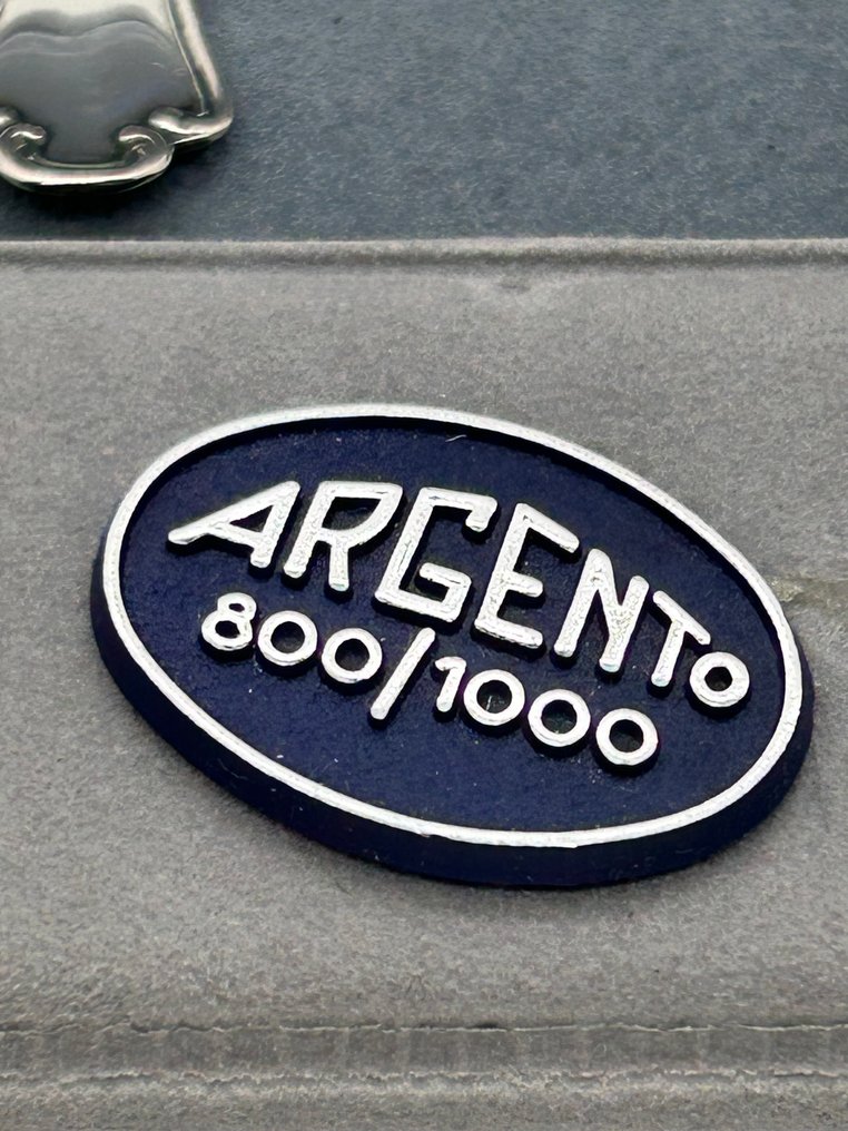 Fratelli Calegaro - Κουτάλι καφέ (6) - .800 silver - Πρωτότυπη θήκη #4.3