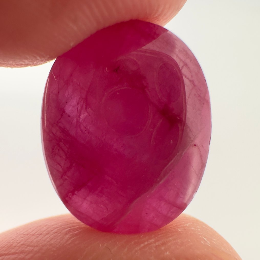 Sem preço de reserva - 1 pcs Vermelho, Rosa Rubi - 18.67 ct - Sem relatório de um laboratório #4.3