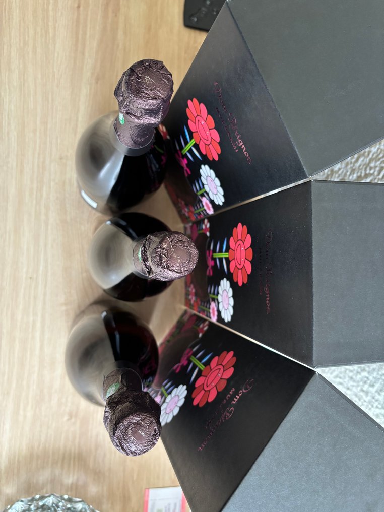 2010 Dom Pérignon, Takashi Murakami Rosé - Champagne Rosé - 3 Bottles (0.75L) #3.2