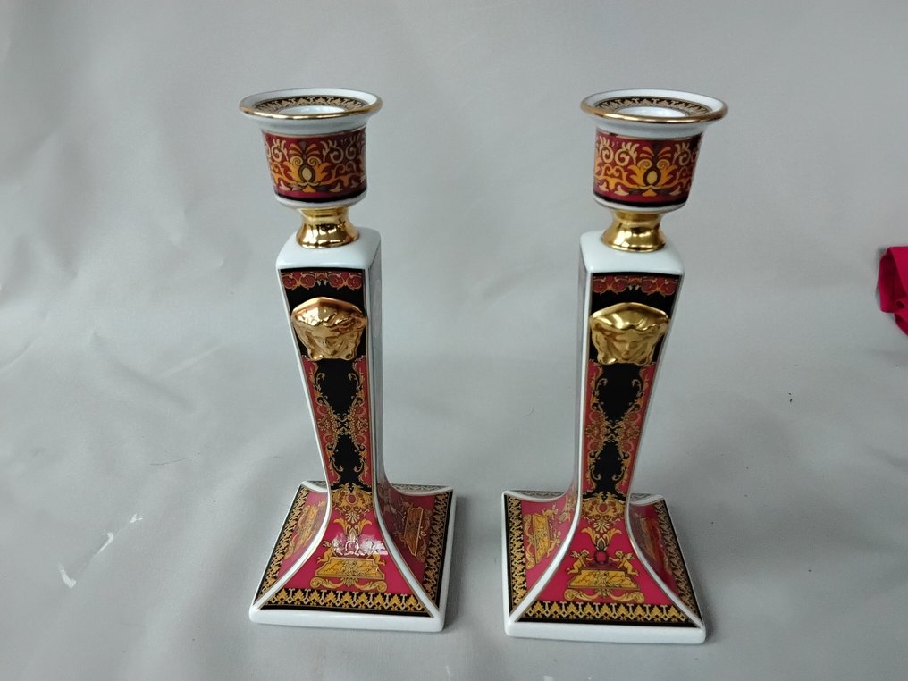 Rosenthal - Versace - 燭台 美杜莎 (2) - 瓷器 #1.0