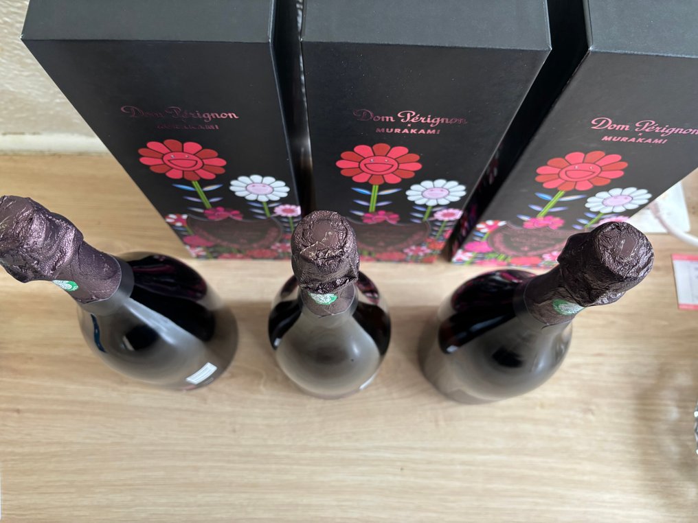 2010 Dom Pérignon, Takashi Murakami Rosé - Champagne Rosé - 3 Bottles (0.75L) #4.3