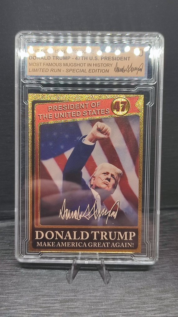 TRUMP 24Ct Gold-plated - 1 Card #1.0