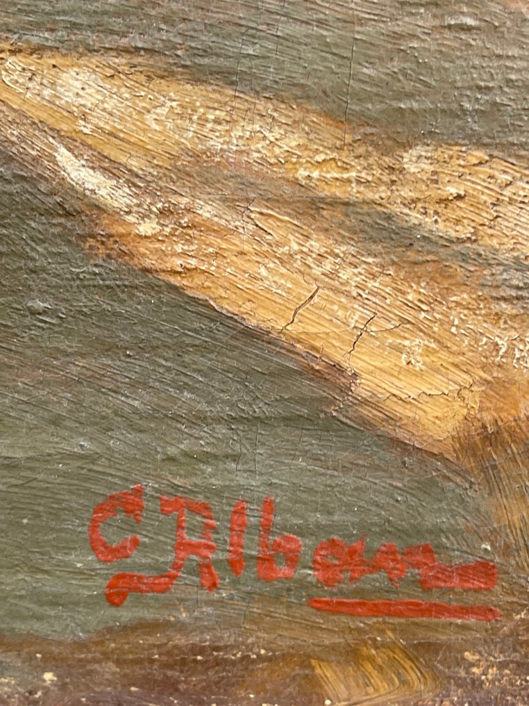 Constant Joseph Alban (1873-1944) - Bosgezicht #1.0