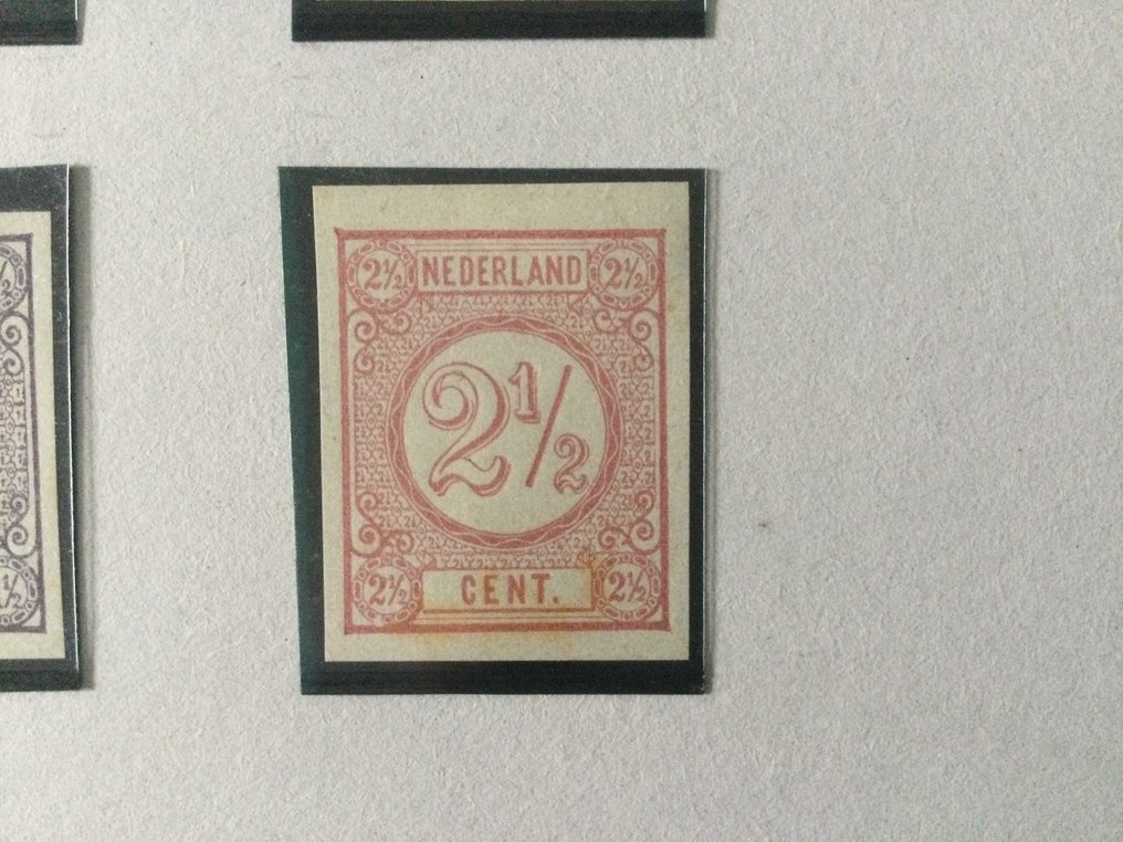 Ολλανδία 1875/1876 - 4 δοκιμές χρωμάτων 1876 - PC 99, PC 100 (2x) en PC 102 #4.3