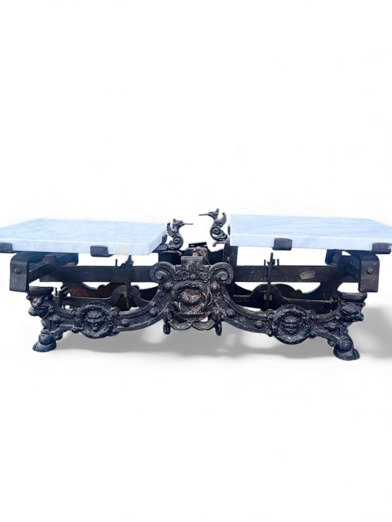 Scale - Cast iron, Calacatta marble #1.0