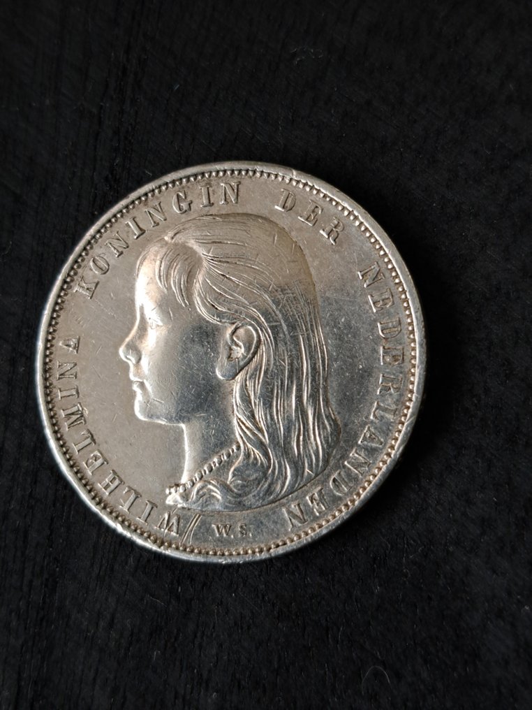 Holland. Wilhelmina. 1 Gulden kwaliteit 1892  (Ingen mindstepris) #2.1