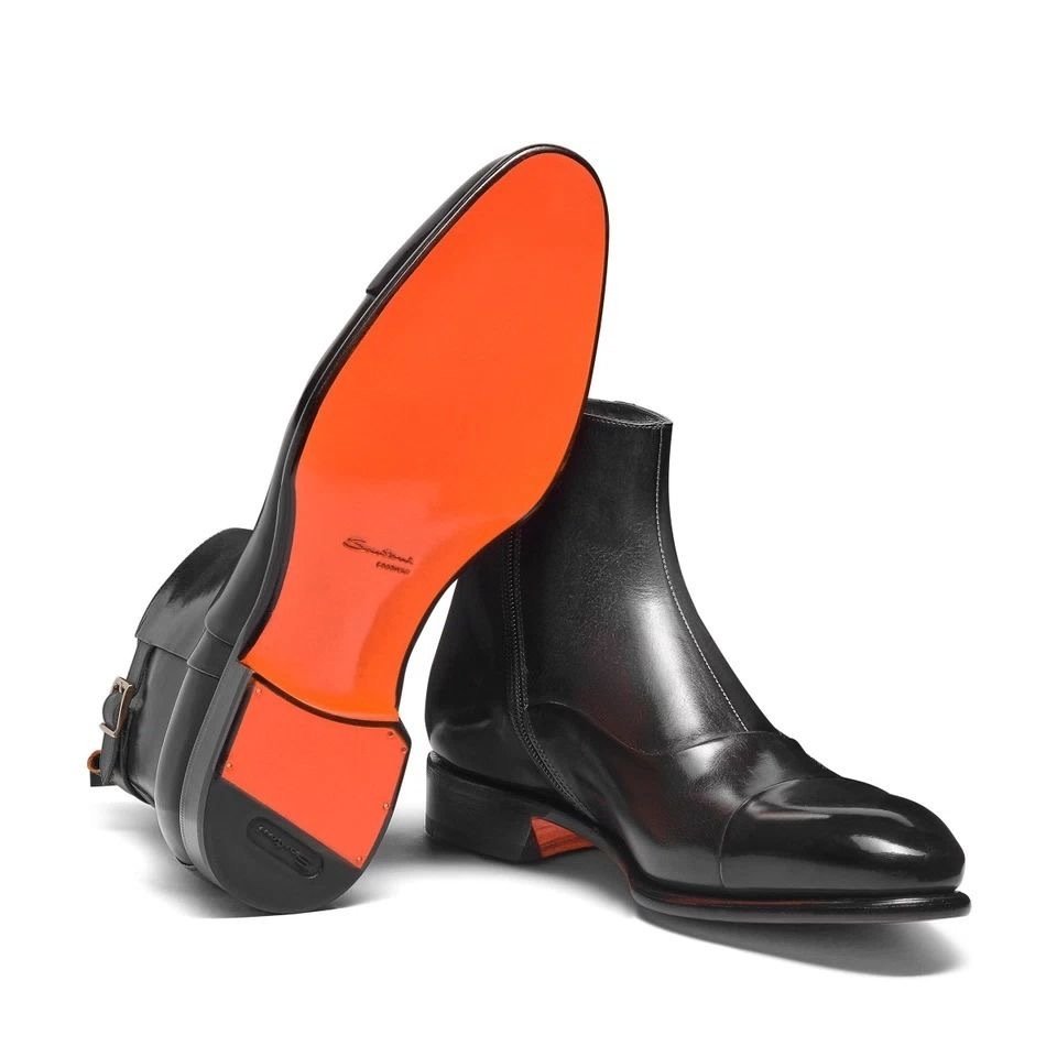 Santoni - Ankle boots - Size: EU 41.5 - New in box #4.3