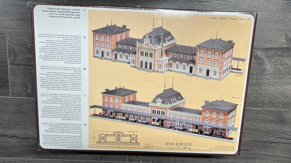 Faller H0 - 111 - Model train building kits (1) - Large train station in Neustadt #4.3