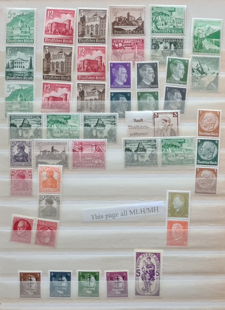 德国 - 本地邮政区  - 关于Levanten占领期间邮票批次的调查，包括偏差等问题……共21张照片。 #3.2