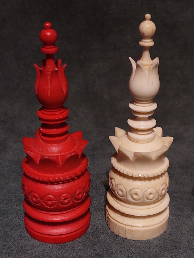 Σετ σκακιού - Antiek schaakspel - Οστό #2.1