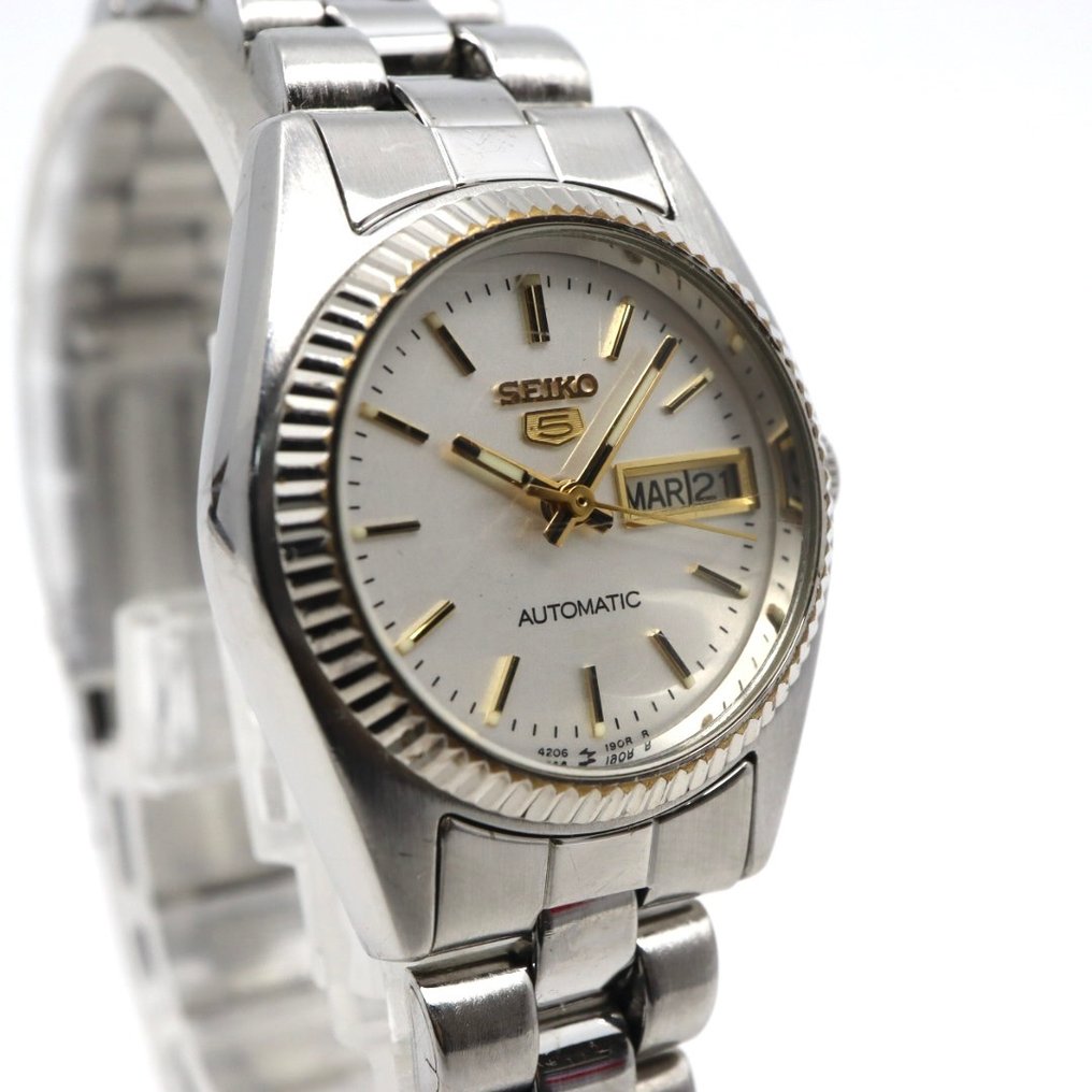 Seiko - 5 Automatic Ladies "Datejust Style - Zonder minimumprijs - MS 4206 05 10 A4 - Dames - 1980-1989 #4.3
