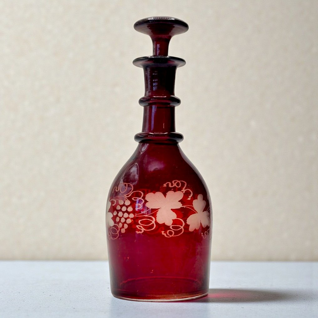 Grapevine Decoration - Bohemia Glass - Decanter - Vetro #1.0