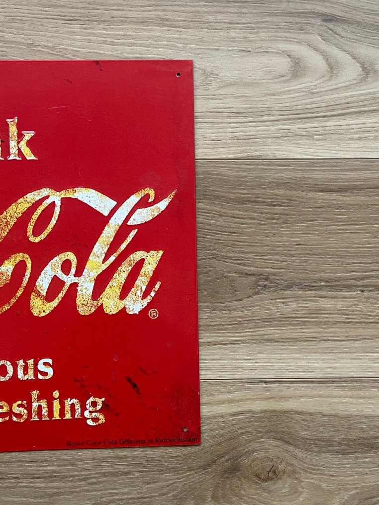 Coca-Cola « Drink » - Plaque - Metal #3.2
