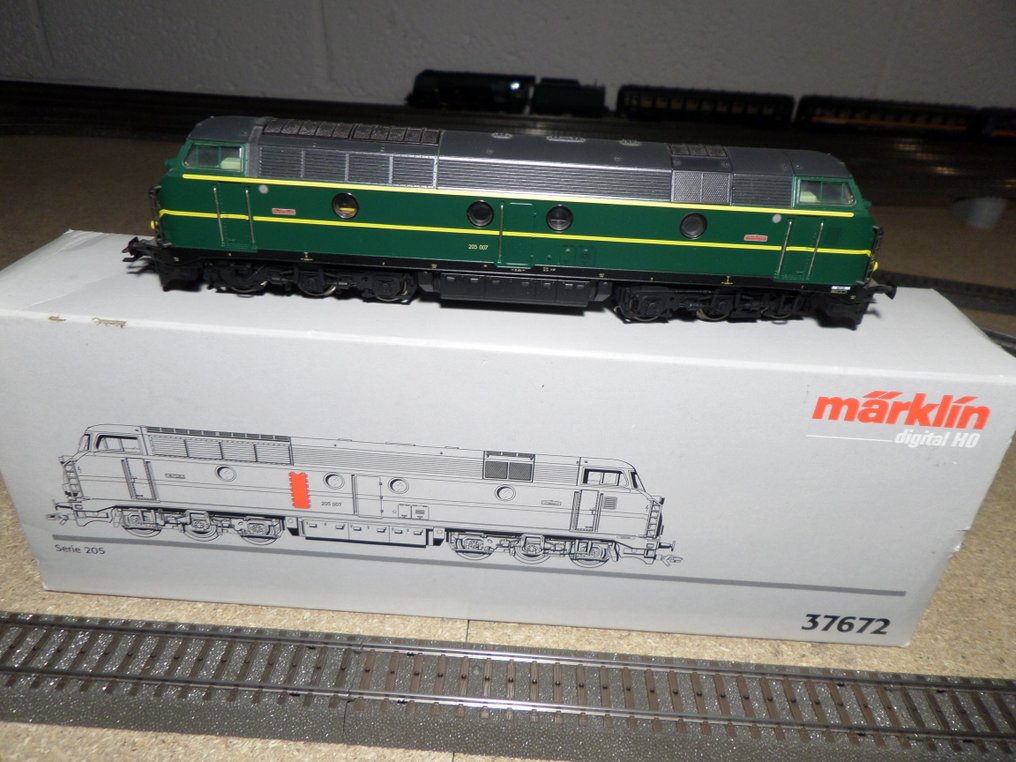 Märklin H0 - 37672 - 柴油火車 (1) - Série 205 - NMBS #4.3