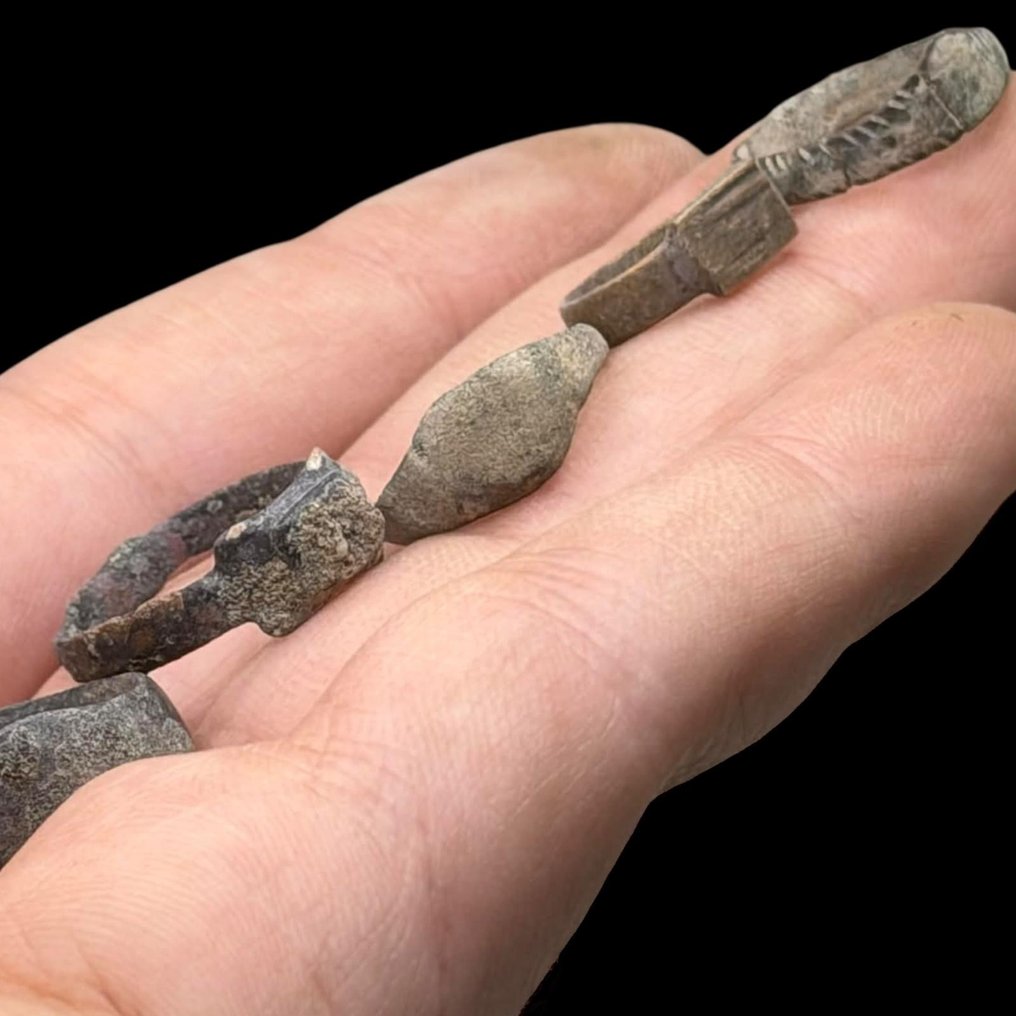 中世紀前期 青銅色 戒指 lot of 5  (沒有保留價) #4.3