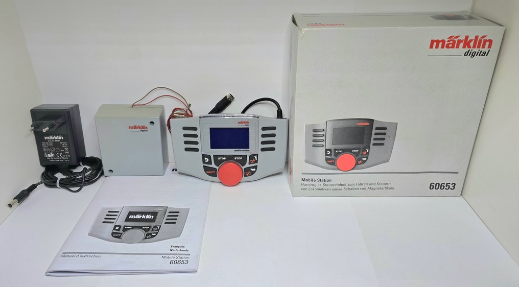 Märklin H0 - 60653/66361/60113 - Digital control unit (3) - Mobile Station II, with adapter and connection box, and Update 5.6. #1.0