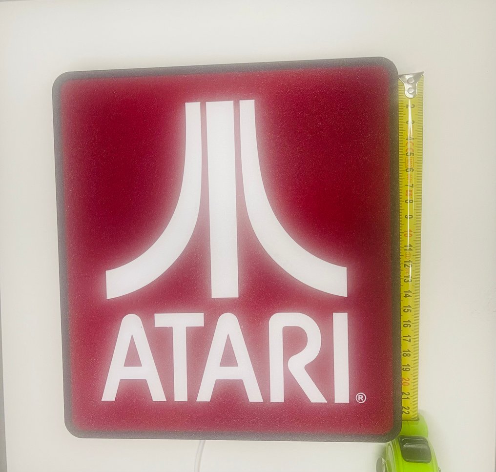 Custom illuminated lightbox – Retro gaming logo design – Made in Italy - Cr3ativid - Insegna luminosa - Plastica #4.3