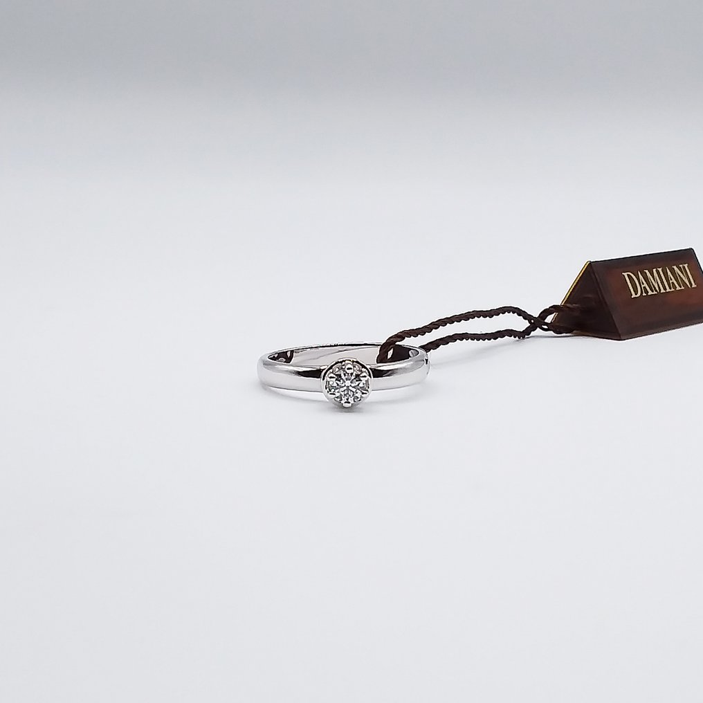 Damiani - Δαχτυλίδι - 18 καράτια Λευκός χρυσός -  0.20ct. tw. Διαμάντι (Φυσικό)  - Διαμάντι #1.0