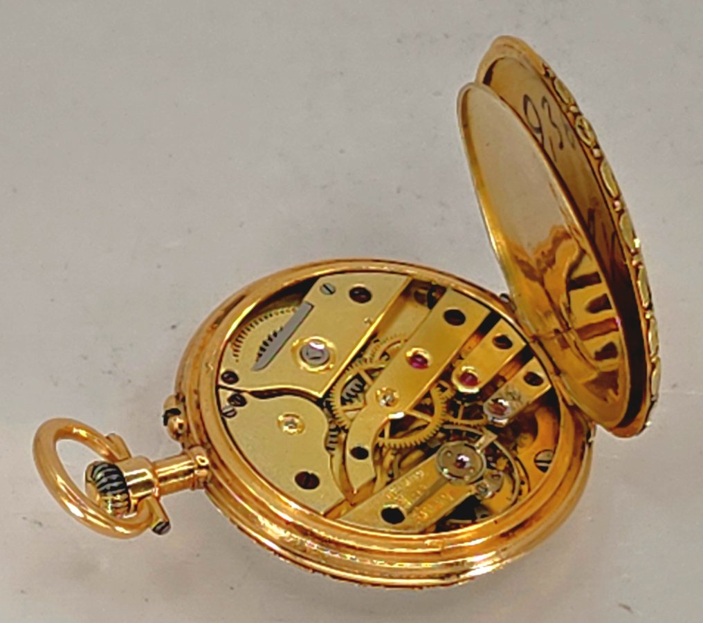 Breguet - Damen Lepine Schmuck Taschenuhr - 18K Gold - Uhr Nr. 2319 - Schweiz um 1890 - 1850-1900 #2.1