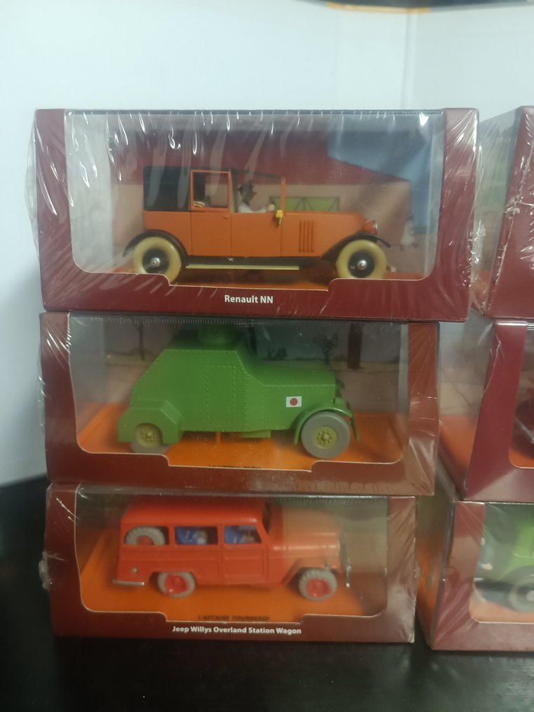 Tintin - 6 auto tintin boite rouge scellee 1/43 - 6 Comic - EO #1.0