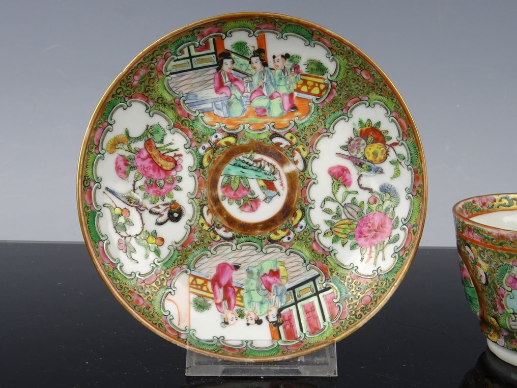 杯子和碟子 - 瓷 - 19世纪 #2.1