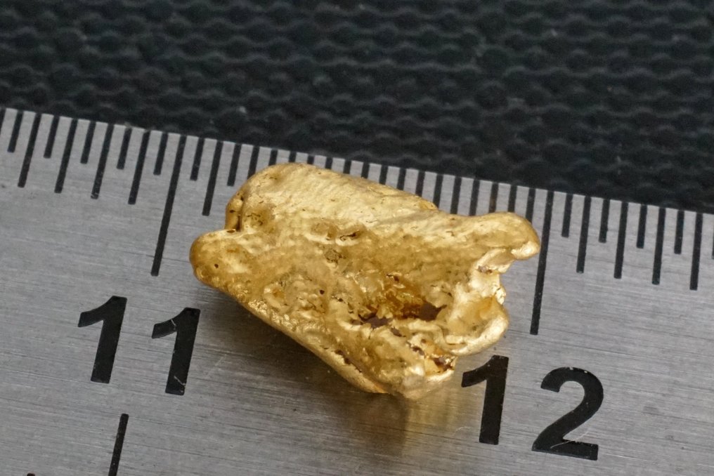 Oro Nativo, pepita del Suriname o della Guyana Francese (gold nugget)- 1.16 g - (1) #1.0