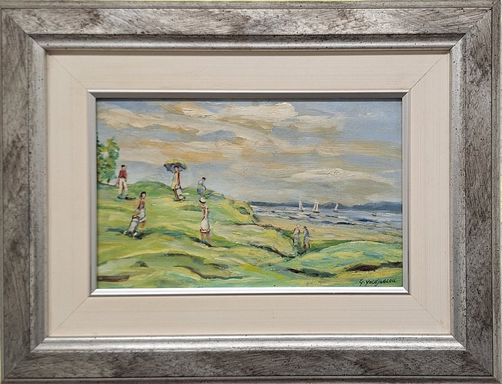 Georges Yoldjoglou (1933) - ** No Reserve ** Golfspelers #1.0