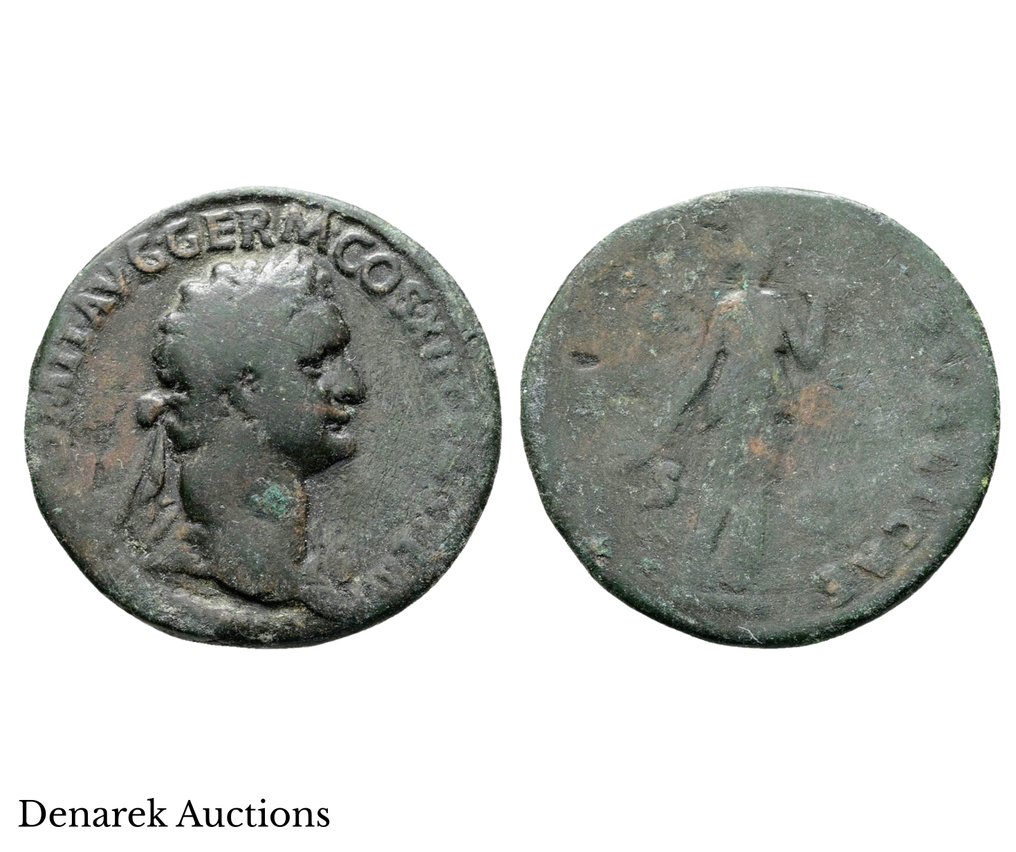 Római Birodalom. Domitian (AD 81-96). As (Nincs minimálár) #1.0