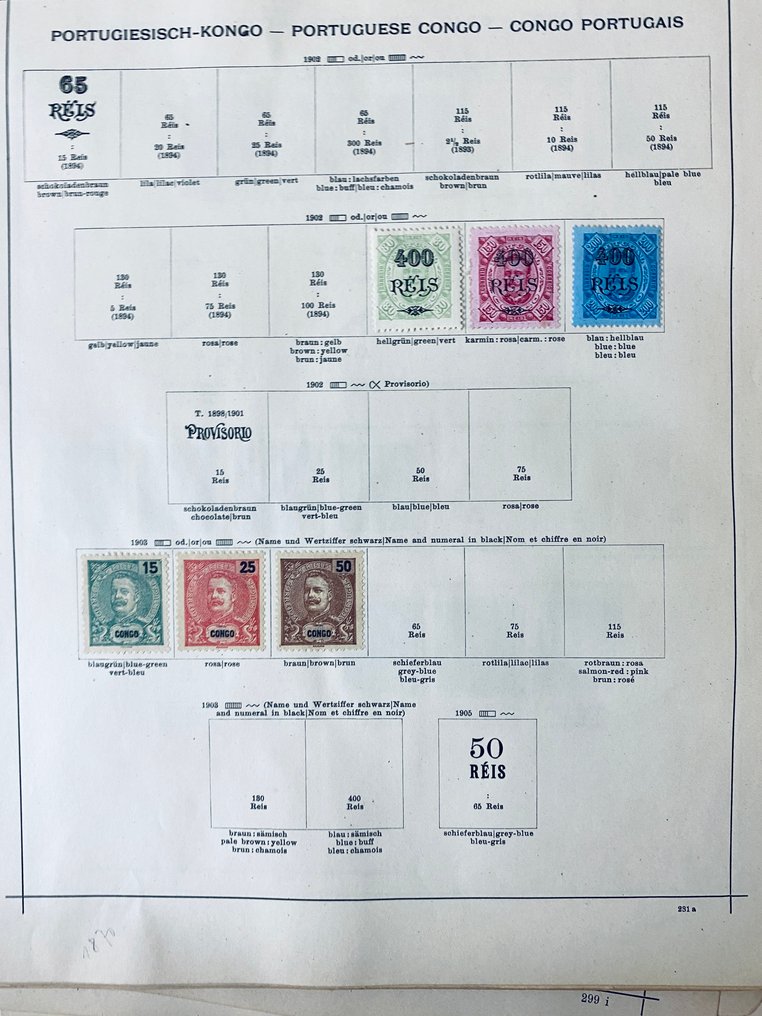 Portogallo  - Collezione delle colonie portoghesi su vecchi album, inclusa São Tomé #1.0
