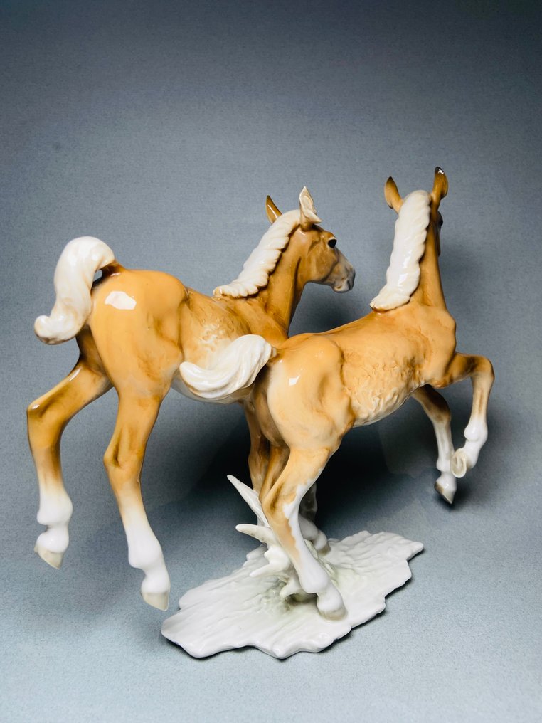 Hutschenreuther, G. Granget - Beeldje - Foals - Porselein #2.1
